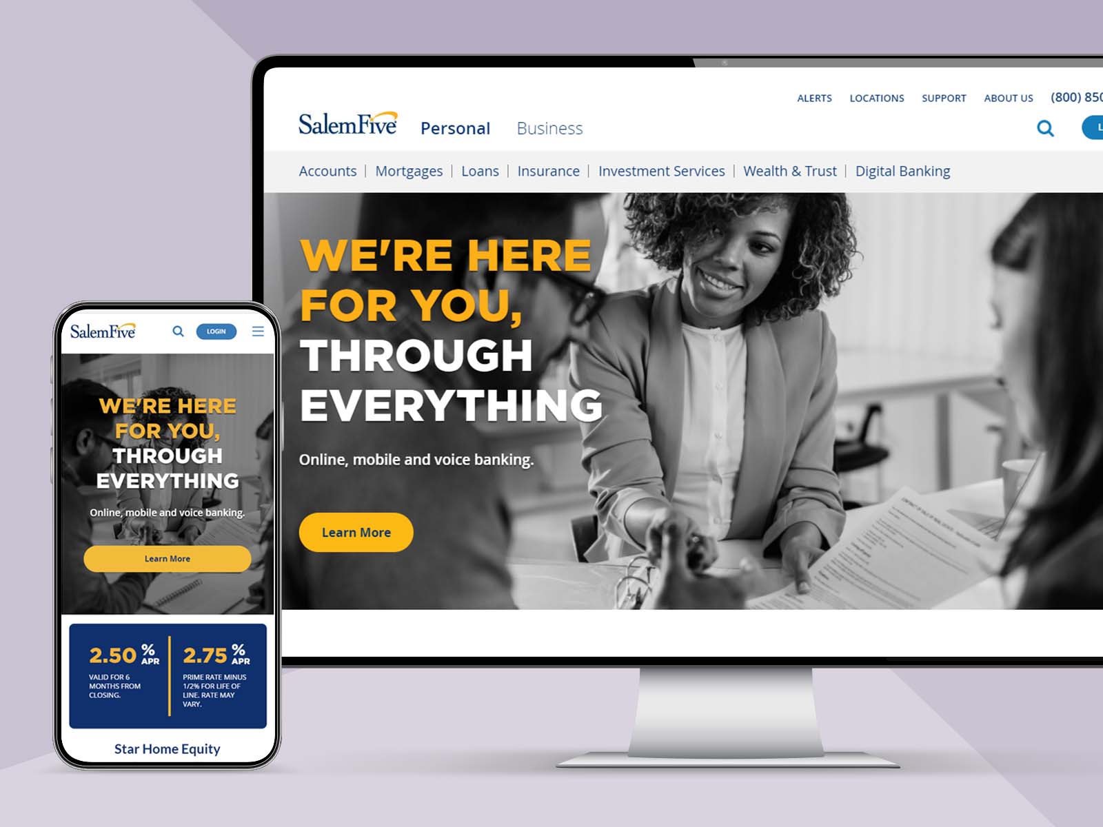 Salem Five Website